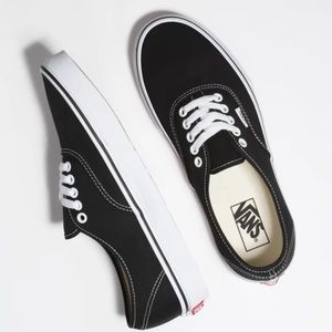 Vans Shoes - Authentic Black with Laces